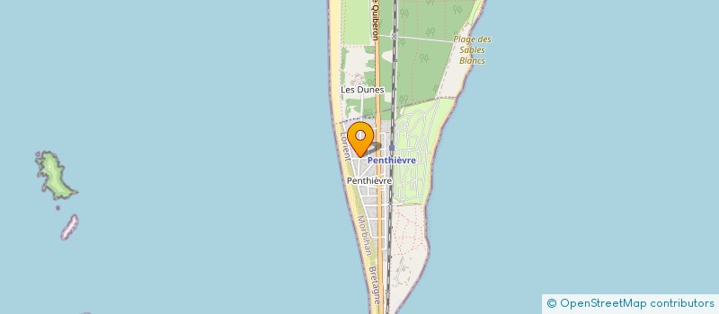 localisation de l'entreprise MONSIEUR YANN LOUZAOUEN  SAINT-PIERRE-QUIBERON