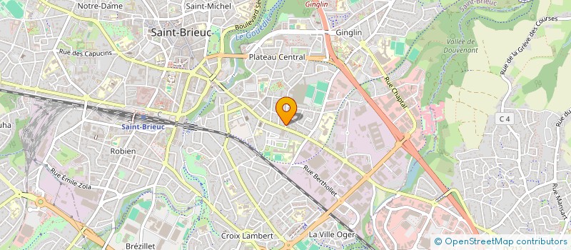 localisation de l'entreprise MONSIEUR YANN LOZACH à SAINT-BRIEUC