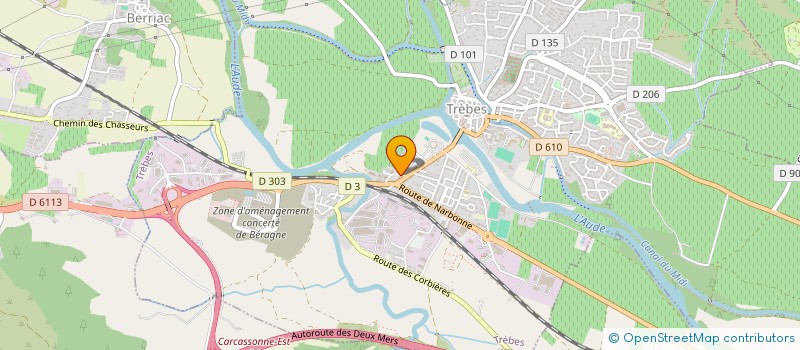 localisation de l'entreprise MONSIEUR YANN LUCAS  TREBES