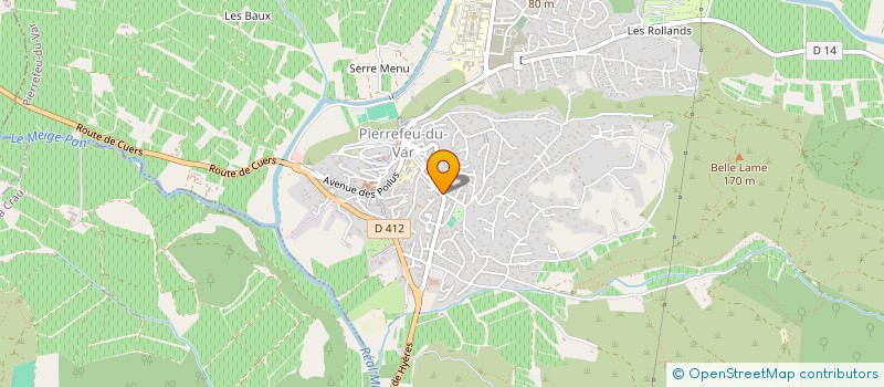 localisation de l'entreprise MONSIEUR YANN LUNKA  PIERREFEU-DU-VAR