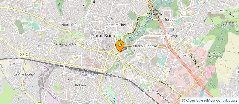localisation de l'entreprise MONSIEUR YANN MADIGOU à SAINT-BRIEUC