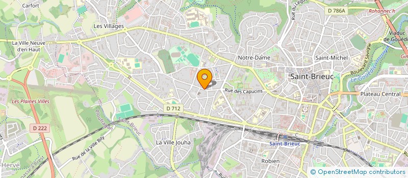 localisation de l'entreprise MONSIEUR YANN MAHE à SAINT-BRIEUC