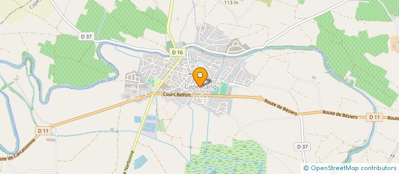 localisation de l'entreprise MONSIEUR YANN MAIDON  CAPESTANG