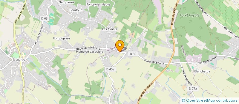 localisation de l'entreprise MONSIEUR YANN MALIGE  VILLENEUVE-LES-BOULOC