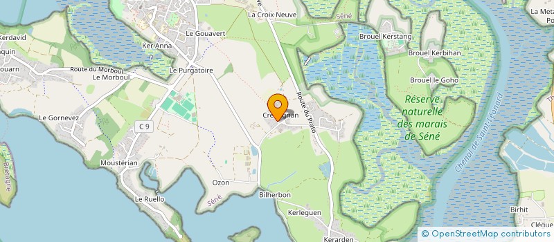 localisation de l'entreprise MONSIEUR YANN MARCHAND  SENE