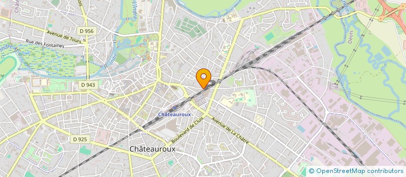 localisation de l'entreprise MONSIEUR YANN MARCOU à CHATEAUROUX