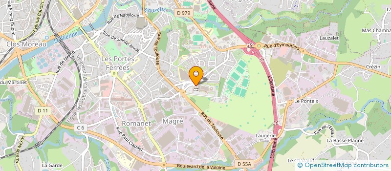 localisation de l'entreprise MONSIEUR YANN MARCZUK à LIMOGES