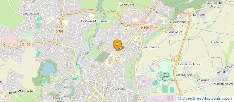 localisation de l'entreprise MONSIEUR YANN MARDELE  FOUGERES