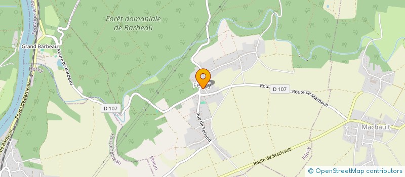 localisation de l'entreprise MONSIEUR YANN MARECHAL  FERICY