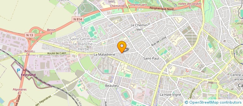 localisation de l'entreprise MONSIEUR YANN MARIE à CAEN