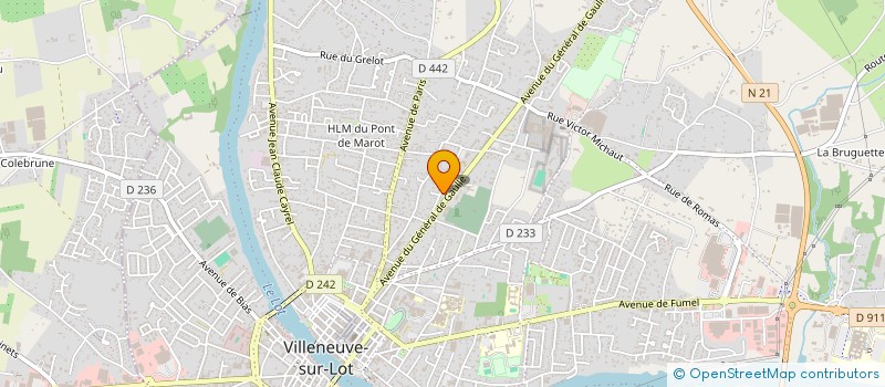 localisation de l'entreprise MONSIEUR YANN MARLAS  VILLENEUVE-SUR-LOT