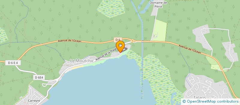 localisation de l'entreprise MONSIEUR YANN MARTIN à LACANAU