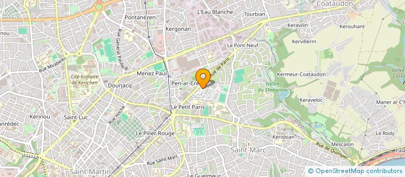localisation de l'entreprise MONSIEUR YANN MARZIN à BREST