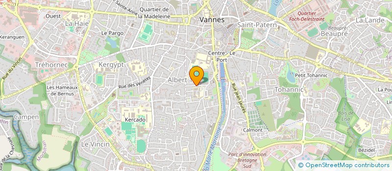 localisation de l'entreprise MONSIEUR YANN MASSON à VANNES
