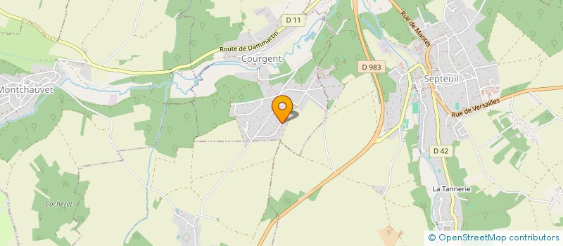 localisation de l'entreprise MONSIEUR YANN MASSOT  COURGENT