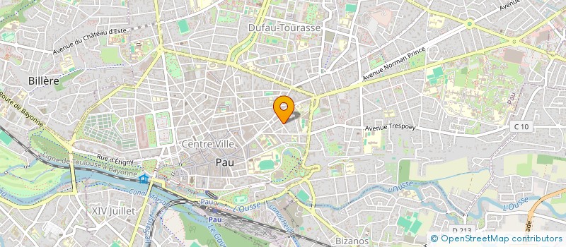 localisation de l'entreprise MONSIEUR YANN MASTIN à PAU