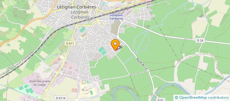 localisation de l'entreprise MONSIEUR YANN MATENOT  LEZIGNAN-CORBIERES