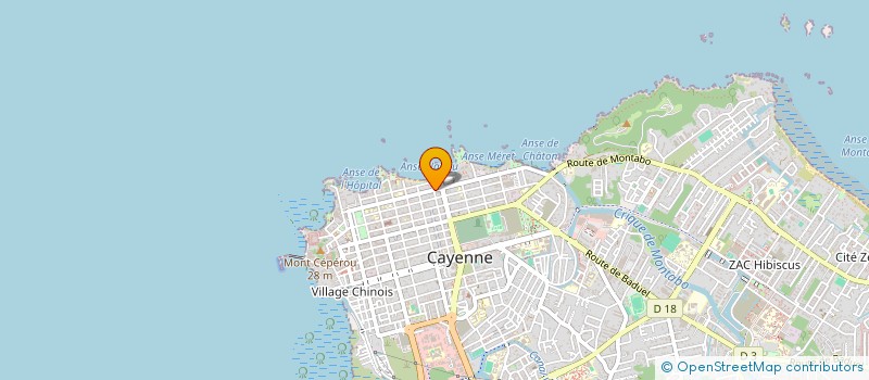 localisation de l'entreprise MONSIEUR YANN MATHIEU à CAYENNE
