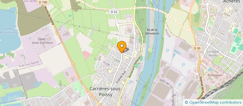 localisation de l'entreprise MONSIEUR YANN MATOKOT  CARRIERES-SOUS-POISSY