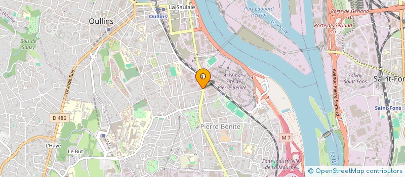 localisation de l'entreprise MONSIEUR YANN MATTHIAS DAZIN  OULLINS-PIERRE-BENITE