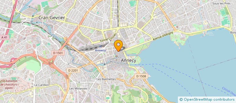 localisation de l'entreprise MONSIEUR YANN MATTUZZI  ANNECY