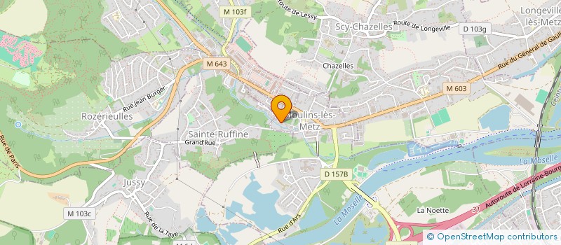 localisation de l'entreprise MONSIEUR YANN MAUCOURT  MOULINS-LES-METZ