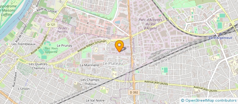 localisation de l'entreprise MONSIEUR YANN MBANDOU  SARTROUVILLE