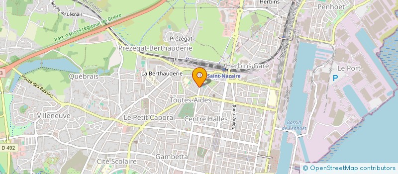 localisation de l'entreprise MONSIEUR YANN MEHEUT  SAINT-NAZAIRE