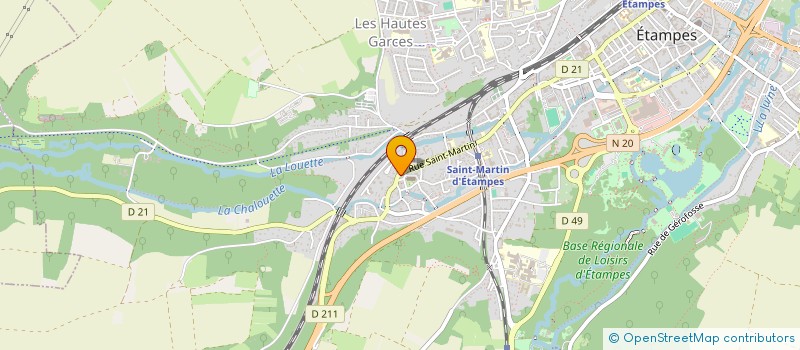 localisation de l'entreprise MONSIEUR YANN MERAY à ETAMPES