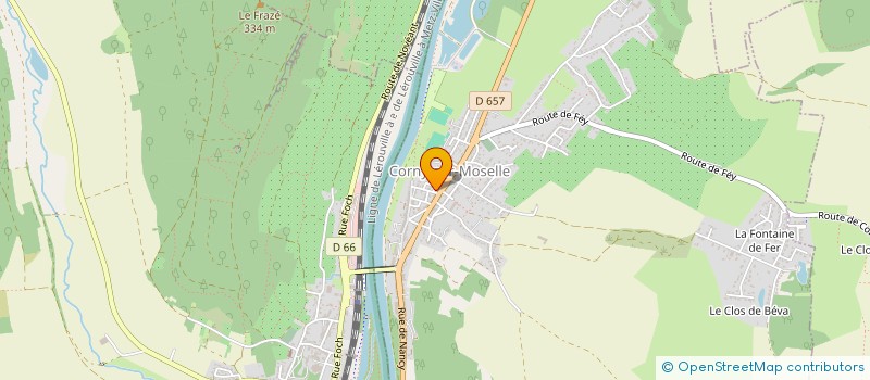 localisation de l'entreprise MONSIEUR YANN MEYER  CORNY-SUR-MOSELLE