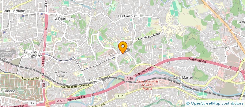 localisation de l'entreprise MONSIEUR YANN MEZELLE  MARSEILLE