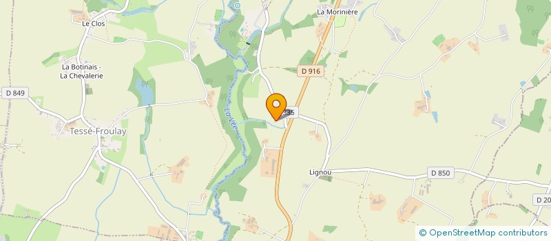 localisation de l'entreprise MONSIEUR YANN MICHAUD à RIVES D'ANDAINE