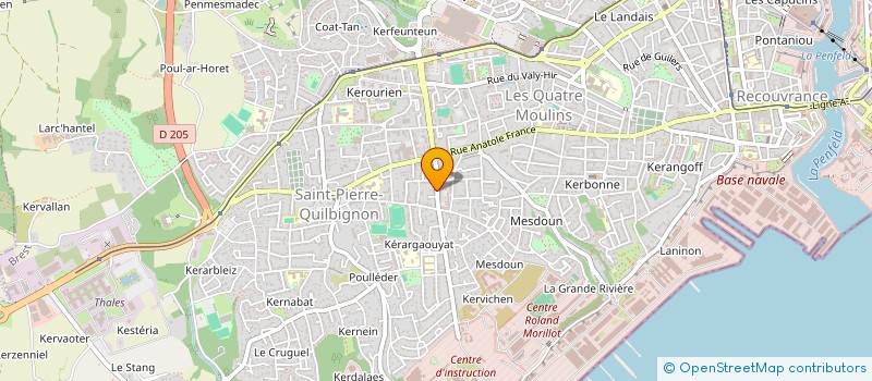 localisation de l'entreprise MONSIEUR YANN MICHEL à BREST