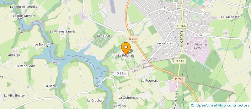 localisation de l'entreprise MONSIEUR YANN MICHELET  PLEURTUIT