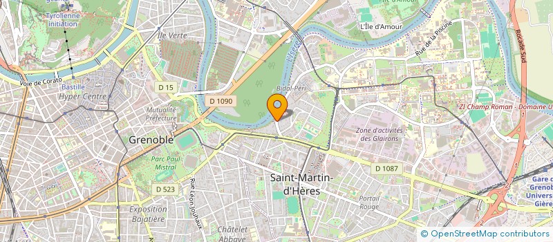 localisation de l'entreprise MONSIEUR YANN MICHELET à SAINT-MARTIN-D'HERES