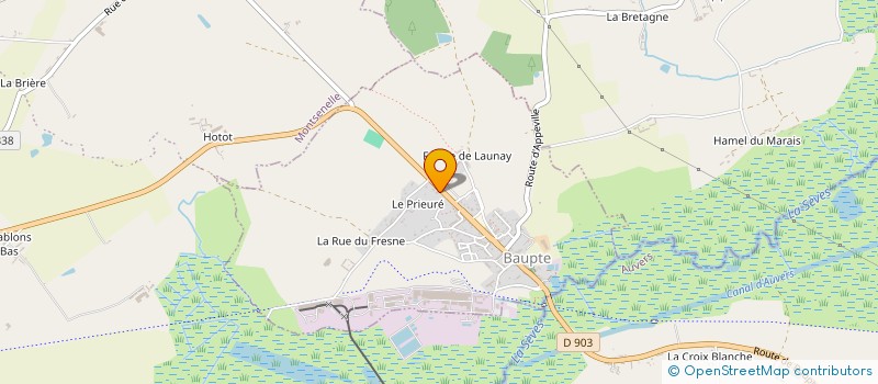 localisation de l'entreprise MONSIEUR YANN-MIKAEL DERRIEN  BAUPTE