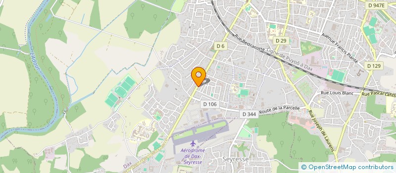 localisation de l'entreprise MONSIEUR YANN MILON  DAX