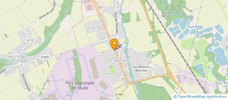 localisation de l'entreprise MONSIEUR YANN MITTEAUX  BUCHERES