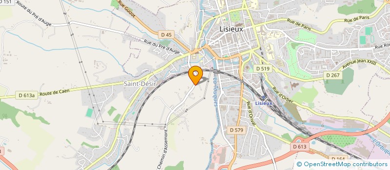 localisation de l'entreprise MONSIEUR YANN MOISSON  SAINT-DESIR