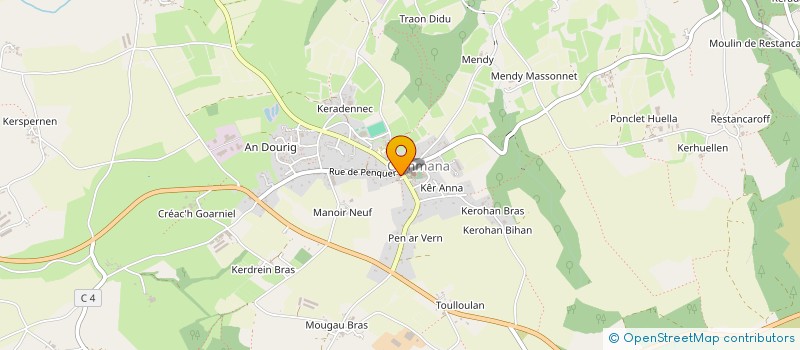 localisation de l'entreprise MONSIEUR YANN MOLARET  COMMANA