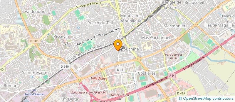 localisation de l'entreprise MONSIEUR YANN MOLIN à NIMES