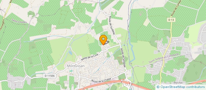 localisation de l'entreprise MONSIEUR YANN MOMMESSIN  MONTUSSAN
