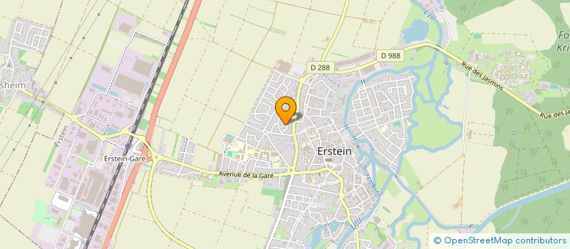 localisation de l'entreprise MONSIEUR YANN MONTAGNE  ERSTEIN