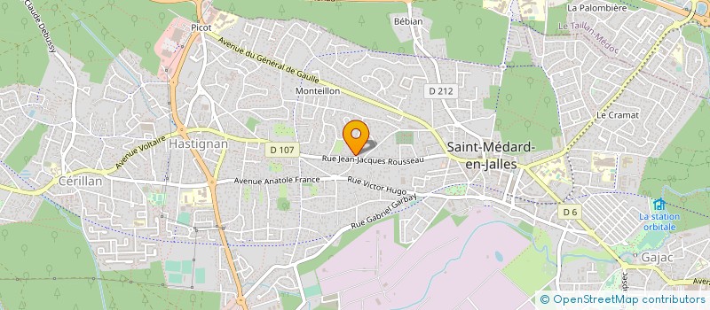 localisation de l'entreprise MONSIEUR YANN MOREAU à SAINT-MEDARD-EN-JALLES