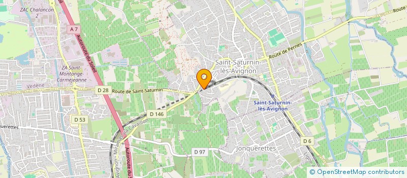 localisation de l'entreprise MONSIEUR YANN MOREAU  SAINT-SATURNIN-LES-AVIGNON