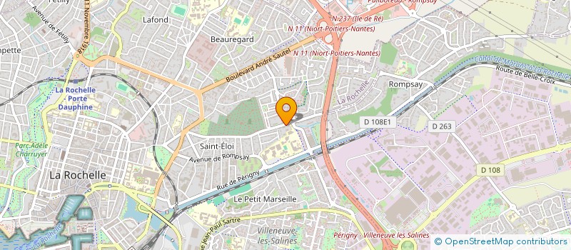 localisation de l'entreprise MONSIEUR YANN MOREL  LA ROCHELLE