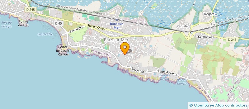 localisation de l'entreprise MONSIEUR YANN MORIN à BATZ-SUR-MER
