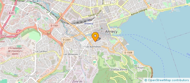 localisation de l'entreprise MONSIEUR YANN MORISSEAU à ANNECY
