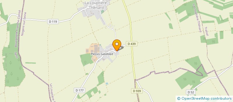 localisation de l'entreprise MONSIEUR YANN MOUTON  LA LOUPTIERE-THENARD