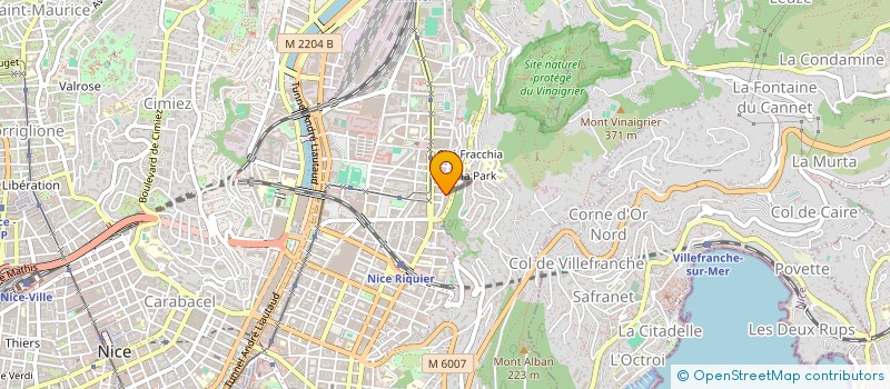 localisation de l'entreprise MONSIEUR YANN MULLER  NICE